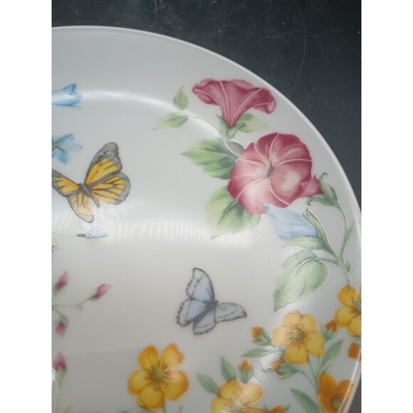Pfaltzgraff Annabelle Lunch Plate Butterfly Meadow Flowers Floral Salad - Picture 4 of 5